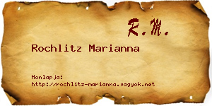 Rochlitz Marianna névjegykártya